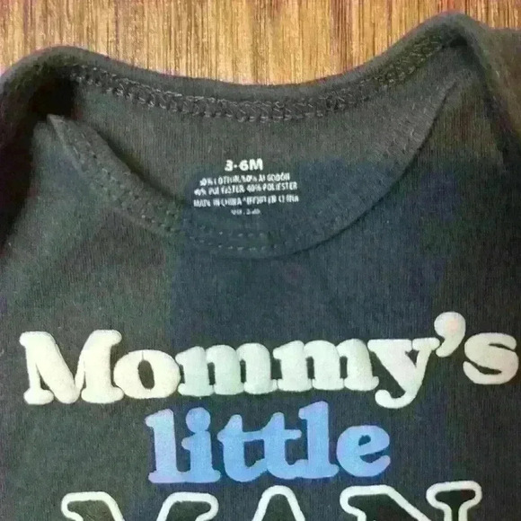 Mommy’s little man one piece onesie - Picture 3 of 3
